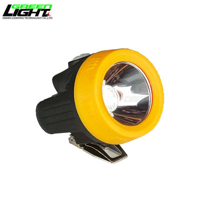 Underground Miners LED Cap Lamp with 1.1W Main Light and 10000 Lx Small Size Mining Light USB Charging