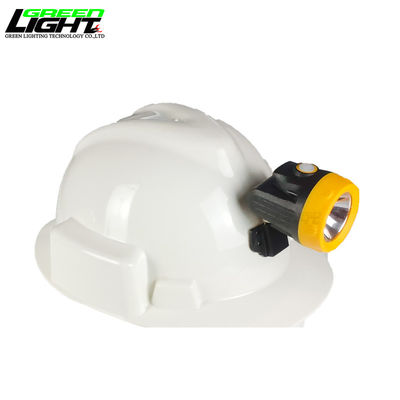 Underground Miners LED Cap Lamp with 1.1W Main Light and 10000 Lx Small Size Mining Light USB Charging