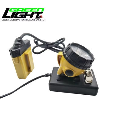 Led Corded Miners Working Headlamp 25000 lux 10.4Ah Rechargeable Miners Headlamp IP68 Waterproof