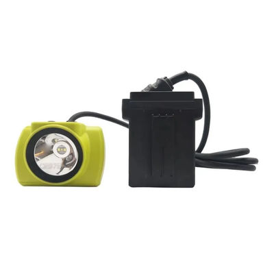 IP68 Plug Play Cable Mining Headlamp High Power 3W 25000LUX Miners Headlight Led Corded Miner Helmet Light Rated Voltage 3.7V