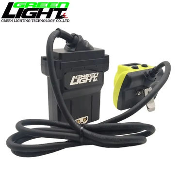 IP68 Plug Play Cable Mining Headlamp High Power 3W 25000LUX Miners Headlight Led Corded Miner Helmet Light Rated Voltage 3.7V