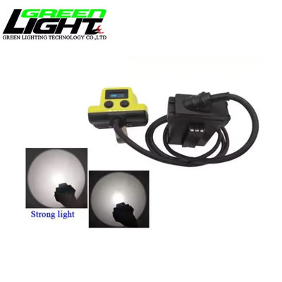 IP68 Plug Play Cable Mining Headlamp High Power 3W 25000LUX Miners Headlight Led Corded Miner Helmet Light Rated Voltage 3.7V
