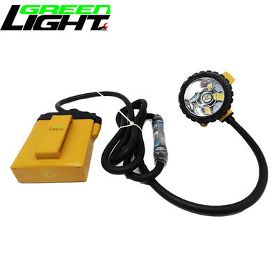 Corded Explosion-Proof LED Mining Helmet Lamp - 25000Lux, 15Hrs, Lightweight 480g