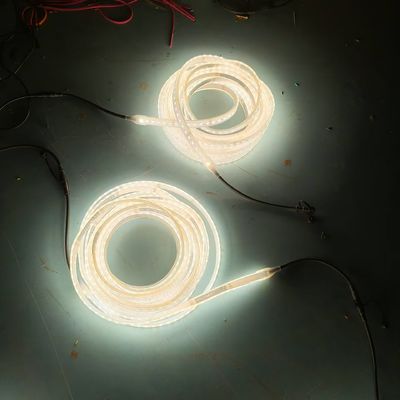 Tunnel LED Strip Light IP68 Explosion-Proof SMD2835 8W/m 70LEDs 3000K-10000K 830lm AC210V-240V -40℃~80℃ Food-Grade Silicone