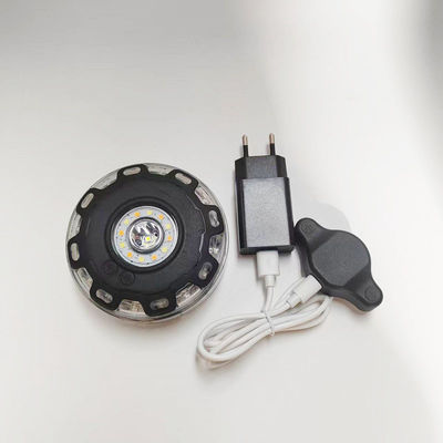 3350mAh rechargeable Li-Ion battery IP68 waterproof led warning light multi-modes roadside safety strobe light