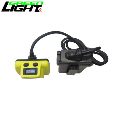 Ultra bright 25000lux 14Ah miner cap lamp 530lum 4w explosion proof underground mining helmet light 60hrs runtime