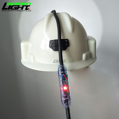 Super Bright Cable-flashing LED Mining Cap Lamp , Mining Hard Hat Lamp with Cable Strobe Light