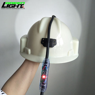 Underground Light Miner Headlamp Led Safety Mining Hard Hat Lights with Cable Rear Warn Light Mining Headlamp