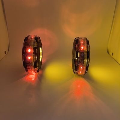 3.7V 3500mAh Li-Ion Battery LED Flashing Warning Light 6000K Low-Light For Highways/Tunnels