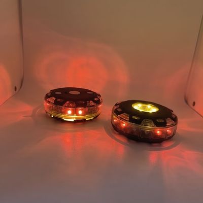 3.7V 3500mAh Li-Ion Battery LED Flashing Warning Light 6000K Low-Light For Highways/Tunnels