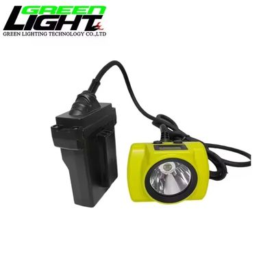 Explosion proof IP68 Corded Led Miner Headlamp 25000 LUX 60 hrs Runtime Underground Mining Cap Lamp Led Safety Mining Lighting