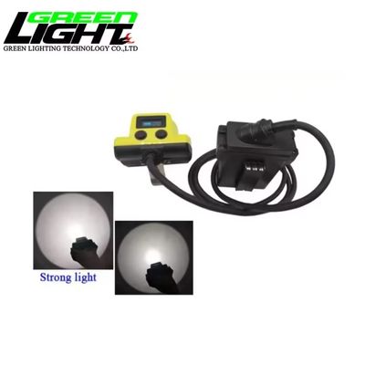Explosion proof IP68 Corded Led Miner Headlamp 25000 LUX 60 hrs Runtime Underground Mining Cap Lamp Led Safety Mining Lighting