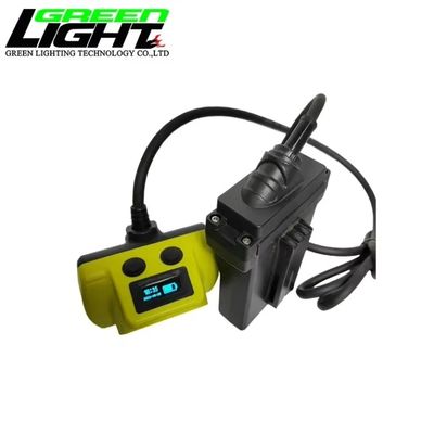 Explosion proof IP68 Corded Led Miner Headlamp 25000 LUX 60 hrs Runtime Underground Mining Cap Lamp Led Safety Mining Lighting