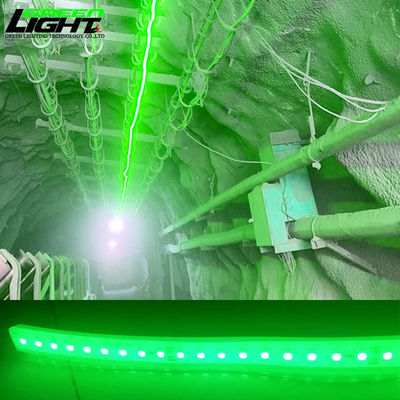 Single Green Led Strip Lights for Industrial Mining Ip68 Overheat Protection