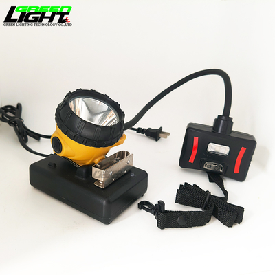 Rechargeable Miners Lamps Ip68 Safety Helmet Light Explosion Proof with Red Strobe Light