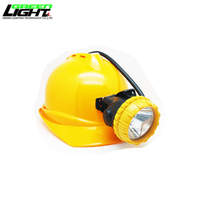 LED Strong Mining Helmet Light 15000 Lux Waterproof Miners Cap Lamps with Red Warn Strobe Light