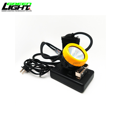 NEW Led Mining Lights Kl5ms with Rear Flashing Warn Light, Mining Helmet Corded Light Rechargeable