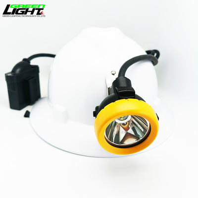 NEW Led Mining Lights Kl5ms with Rear Flashing Warn Light, Mining Helmet Corded Light Rechargeable