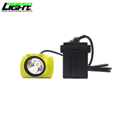 Oled Display Coal Mining Head Lights 25000 Lux Waterproof Mining Corded Cap Lamp 13.6Ah Big Lithium Battery