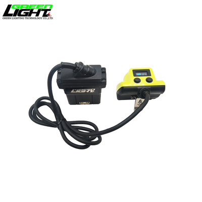 Oled Display Coal Mining Head Lights 25000 Lux Waterproof Mining Corded Cap Lamp 13.6Ah Big Lithium Battery