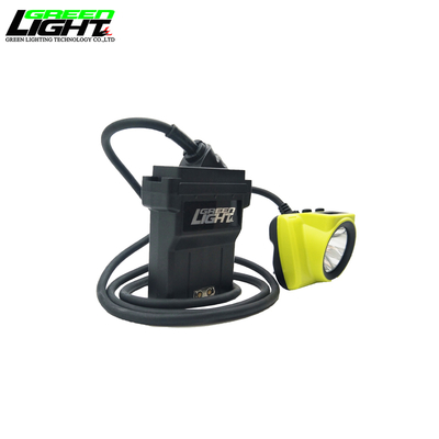 25000 Lux Mining Corded Lamps with Power Display 14Ah Coal Mining Lights for Underground