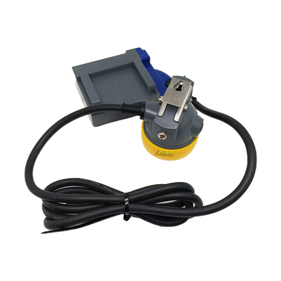 Portable 15000Lux LED Miners Headlight Waterproof Hard Hat Lamp for Construction Tunneling