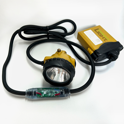 GLC12-A Corded Mining Cap Lamp 25000lux IP68 Waterproof 100000hrs