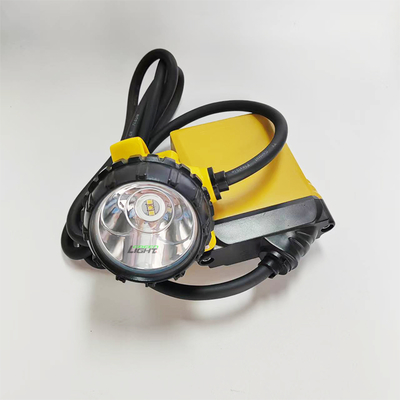 Super Bright 25000lux 10.4ah Led Miners Cap Lamp 15hrs Runtime 348lum Miner Helmet Light