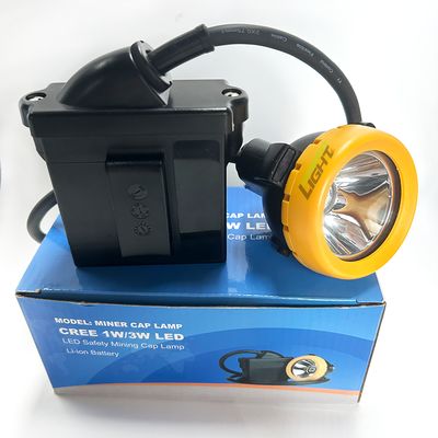7.8Ah Oplaadbare LED-mijnwerkerslamp met verstelbare 90° lamphouder en 3 verlichtingsmodi voor ondergrondse mijnbouw