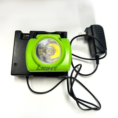 Lâmpada de Mineração LED Recarregável sem Fio com Bateria de Íon-Lítio de 3,7v 7Ah, Clipe de Aço Inoxidável Ajustável e Porta de Carregamento Magnética