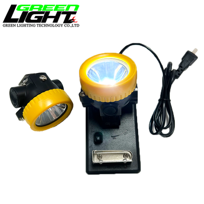191g Lightweight LED Mining Headlamp with 13-15 Hours Runtime and Flame Resistant ATEX Tested Safety Helmet Light