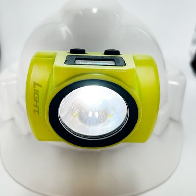 25000lux Brightness LED Mining Lamp with Five-level Lighting Modes and OLED Screen Display