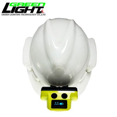 25000lux Brightness LED Mining Lamp with Five-level Lighting Modes and OLED Screen Display