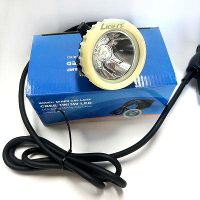 GL5-B Corded Cap Lamp with 17hrs Working Time Flame Resistant Impact-Resistant Mining Headlamp