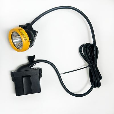 IP68 Waterproof LED Mining Headlamp with 7.8Ah Li-ion Battery 18hrs Working Time and 100000hrs Lifespan