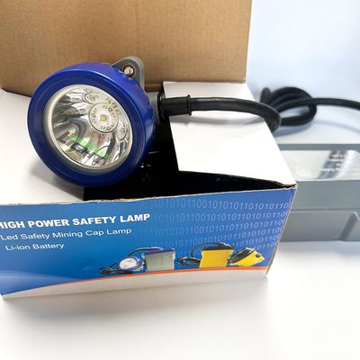 LED Mining Lamp with One Main Light and Six Auxiliary Lights 17hrs Working Time EXia IIC4 Certified Miner Cap Lamp