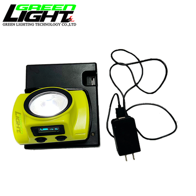 Cordless Miner Cap Lamp Five Lighting Modes Safety Cap Lamp With Anti-Explosive Portable Stainless Clip for Understand