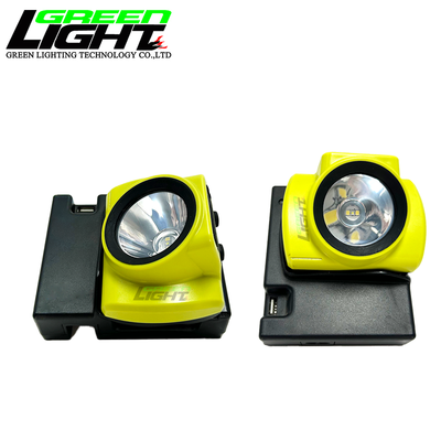 Cordless Safety Lamp Led Mining Rechargeable Cap Lamp for Underground Industrial Applications Support Magnetic USB Charger