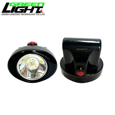 Industrial Mining Headlamps IP68 Led Miner Lights Coal Mine Cap Lamps 4000lux 2.8Ah Rechargeable Li-ion Battery