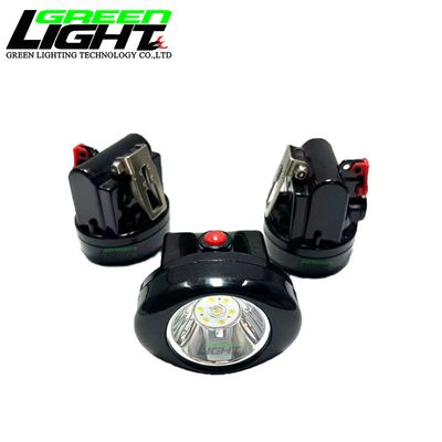 Industrial Mining Headlamps IP68 Led Miner Lights Coal Mine Cap Lamps 4000lux 2.8Ah Rechargeable Li-ion Battery