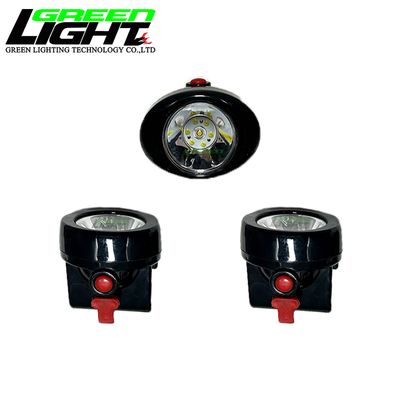 Industrial Mining Headlamps IP68 Led Miner Lights Coal Mine Cap Lamps 4000lux 2.8Ah Rechargeable Li-ion Battery