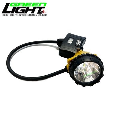 Semi-corded Cap Lamp Mining Head Lamps Rechargeable on Miners Hard Hat IP68 Anti-explosive and Water-proof for Underground