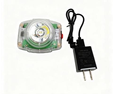 IP68 Waterproof 25000Lux Cordless LED Mining Cap Lamp with 13-15 Hours Working Time