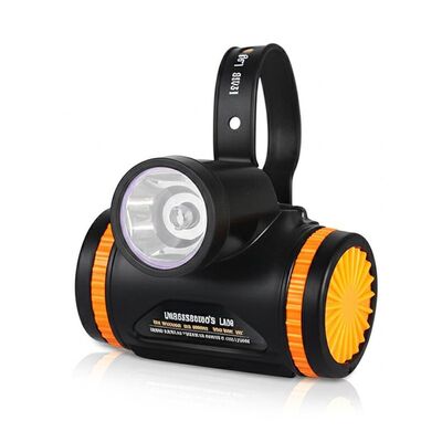 Lampe de mineur souterrain LED rechargeable, mini lampe frontale sans fil