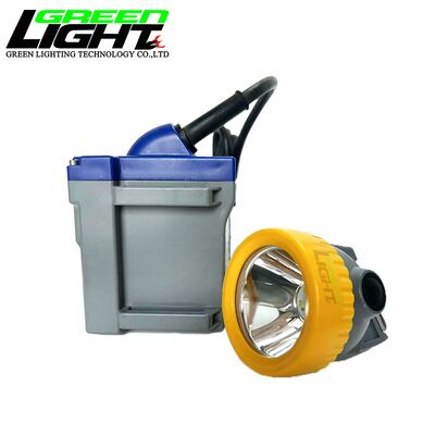 GLT-7C Corded Cap Lamp One Main Llight Two Auxiliary Lights Mining Safety Helmet with Lamp 100000H IP68