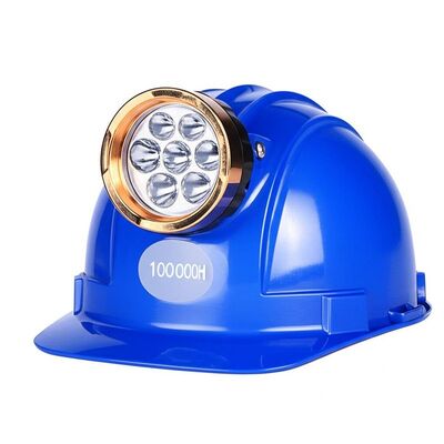 Coal Mining Mining Safety Helmet Lamp One Main Light Six Auxiliary Lights 100000H Underground Mining Cap Lamp