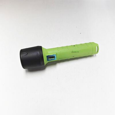 Digital Power Display Led Torch Light Explosion Proof IP68 Nylon Flashlight with Magnetic USB Charger