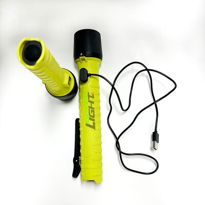 Underground Mining Anti-explosive Torch 6400mAh Li-ion Battery Suitbable for Humid Enviroment IP68 Water-proof.