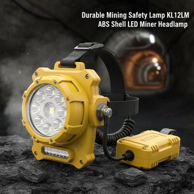 Durable Mining Safety Lamp KL12LM ABS Shell LED Miner Headlamp for Coal Mine