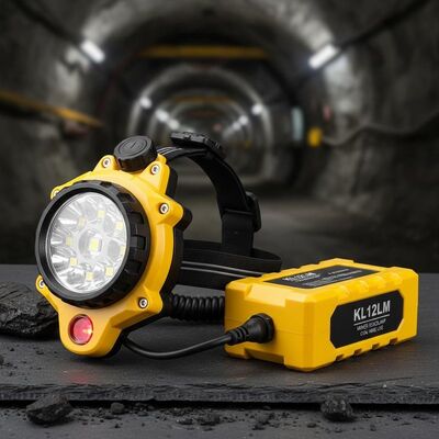 Durable Mining Safety Lamp KL12LM ABS Shell LED Miner Headlamp for Coal Mine
